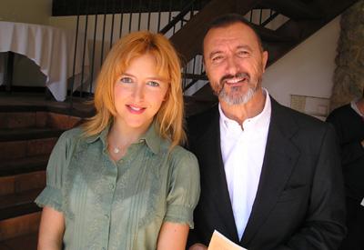 Irene Zoe Alameda with Arturo Perez Reverte in Lessons and Teachers (June 2008)