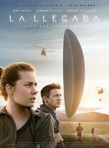 Poster of the movie The Arrival (2016), by Denis Villeneuve, for the Spanish market