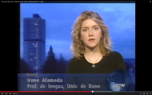 Irene Zoe Alameda, Professor at Bonn University. DW News 27-11-1997