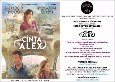 Screening of ALEX’S STRIP at the Academia de Cine