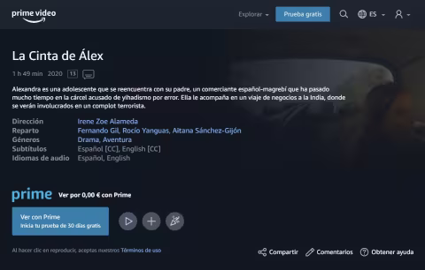 ALEX’S STRIP, now on Amazon Prime (Spain)