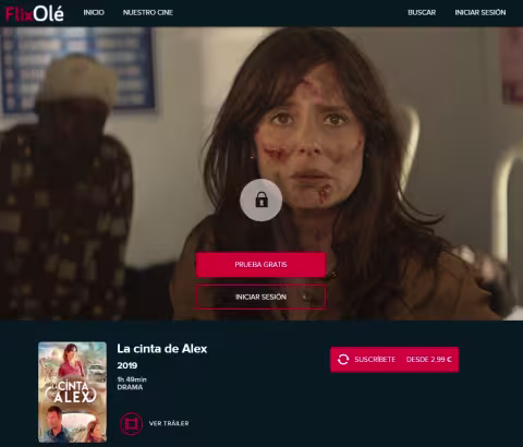 ALEX’S STRIP, now on FlixOlé
