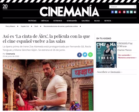 This is ‘Alex's Strip’, the film with which Spanish cinema returns to theaters