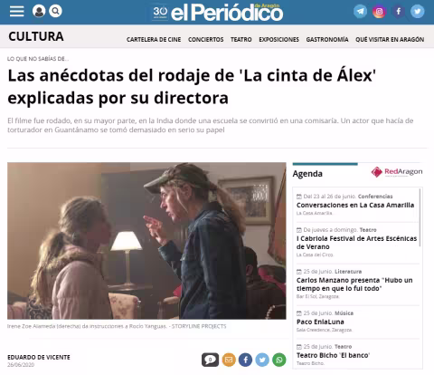 The anecdotes of the shooting of 'Alex's Strip' explained by its director