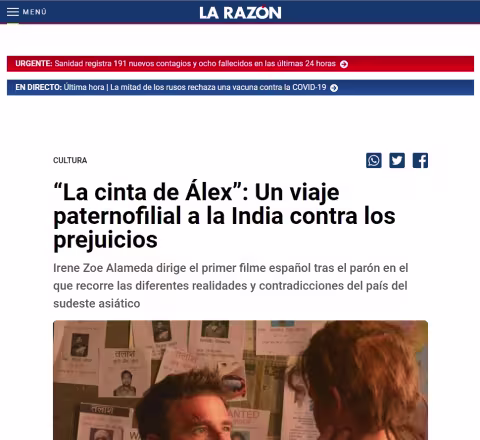 'Alex's Strip': A fatherly journey to India against prejudice