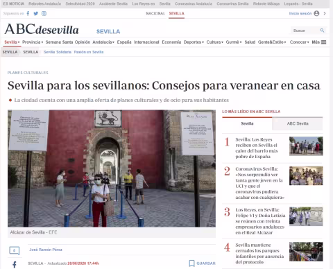 Seville for the Sevillians: Tips for summering at home