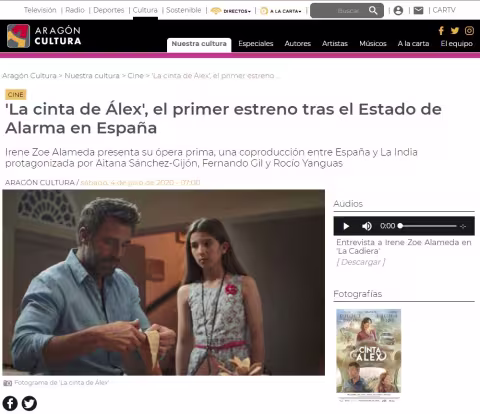 'Alex's Strip', the first premiere after the Alarm State in Spain