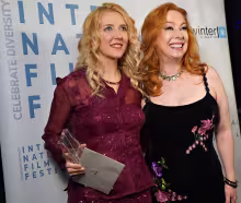 WFA, Award Ceremony, 29-02-20. With Steffanie Finn, director of the WFA